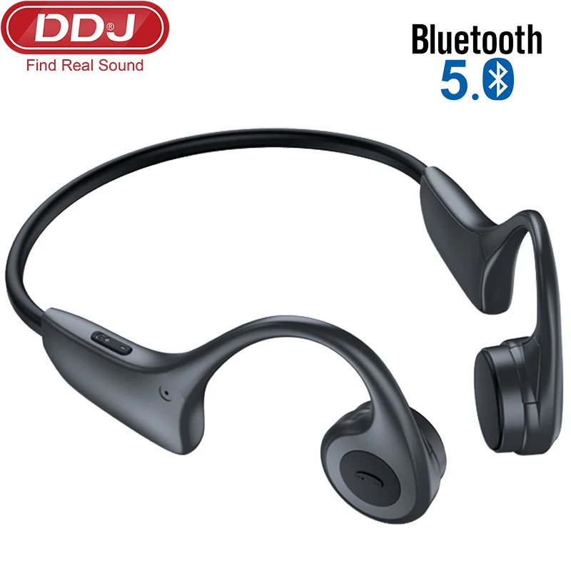 

DDJ Bone Conduction Wireless Headphones Auriculares Bluetooth Earbuds Wireless Earphone Black With Microphone Speaker For Xiaomi