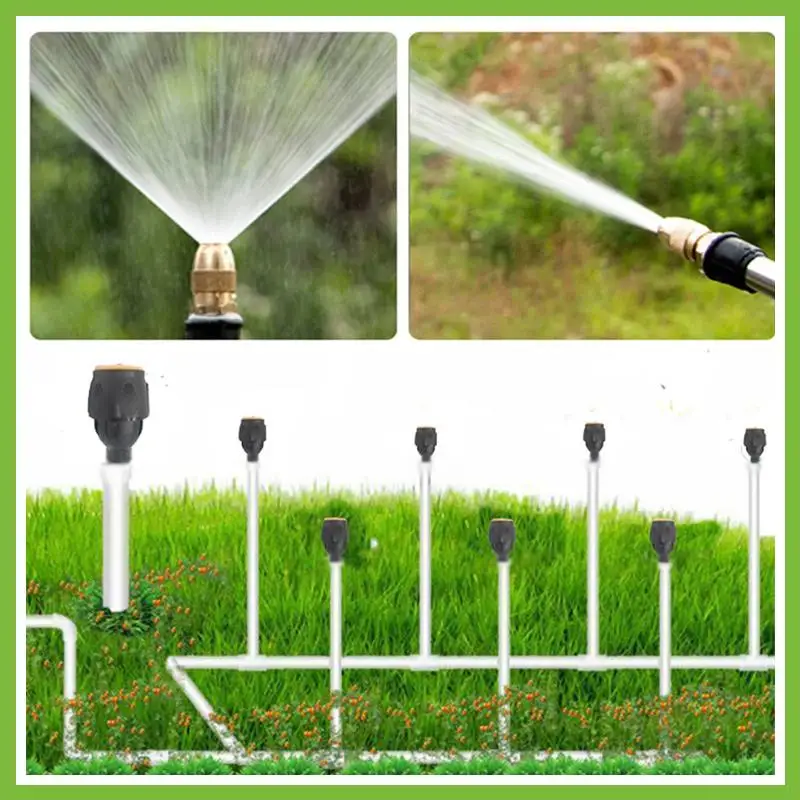 1 Set Atomizing Nozzle Irrigation Watering Sprayer Garden Lawn Sprinkler Water Pipe Quick Connector With Sprayers | Дом и сад