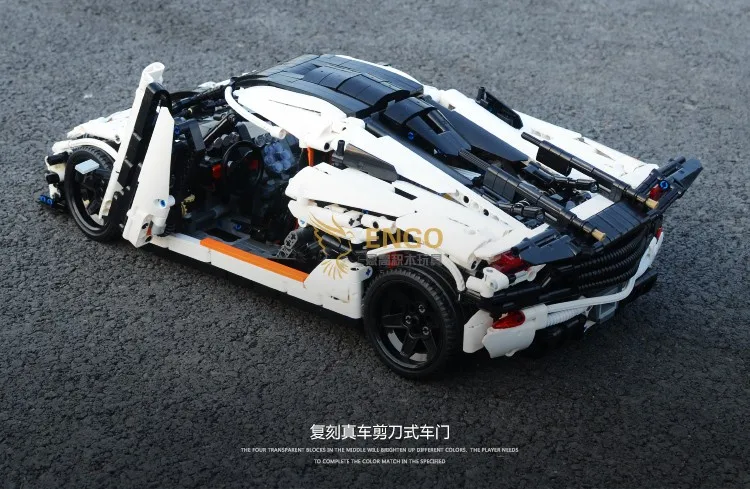 DHL 23002 высокотехнологичный спортивный автомобиль koenigsegg трудные монтажные блоки игрушка для взрослых модель 20086 сборные блоки bugatti