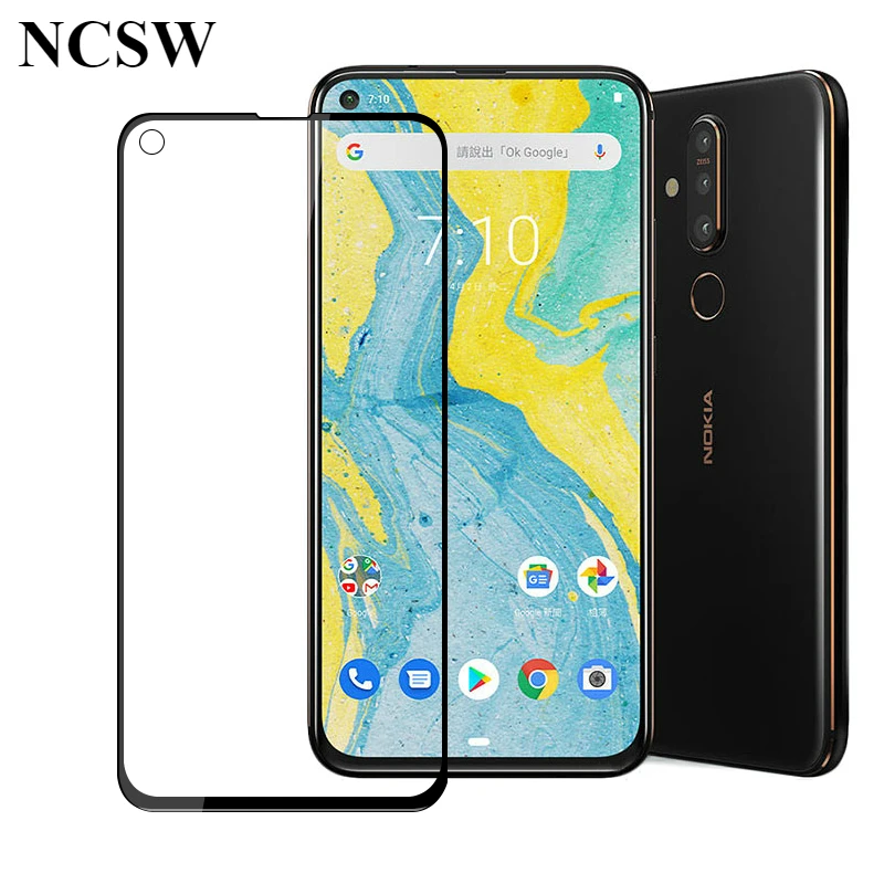 

For Nokia X71 Screen Protector Full Coverage 9H Anti-Burst Tempered Glass For Nokia 8 6 5 3 4.2 3.2 2.2 X3 X5 5.1 3.1 Plus Film
