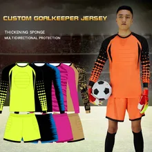 ODM custom long sleeve goalkeeper jersey Soccer Goalkeeper Training Jerseys