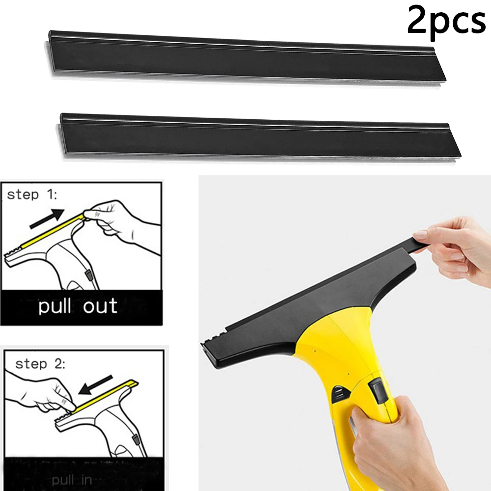 For Karcher WV70 WV75 WV2 WV5 2PCS 280MM Replace Parts Pulling Lips Scraper For Karcher WV70 WV75 WV2 WV5 2PCS 280MM Replace Parts Pulling Lips Scraper