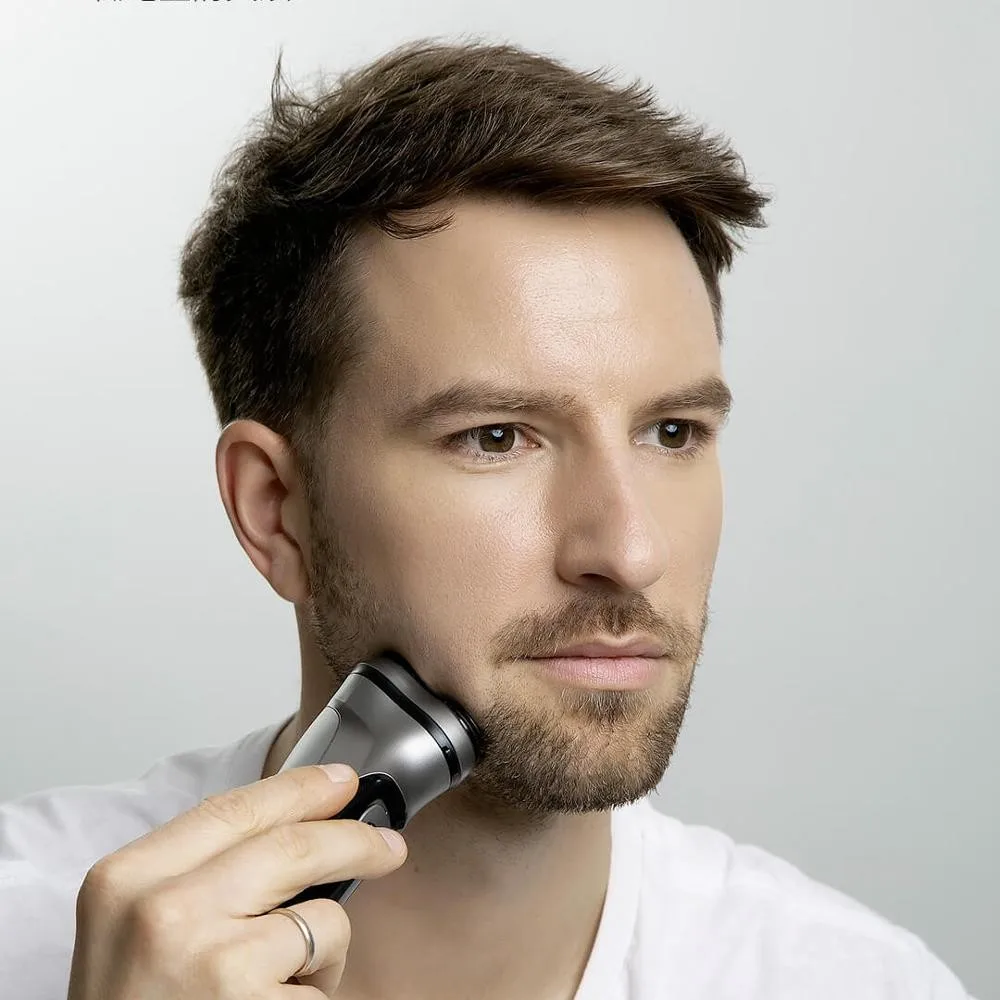 Xiaomi для лица бритва Enchen BlackStone 3D электробритва, мужские моющиеся type-C USB Перезаряжаемый станок для бритья бороды