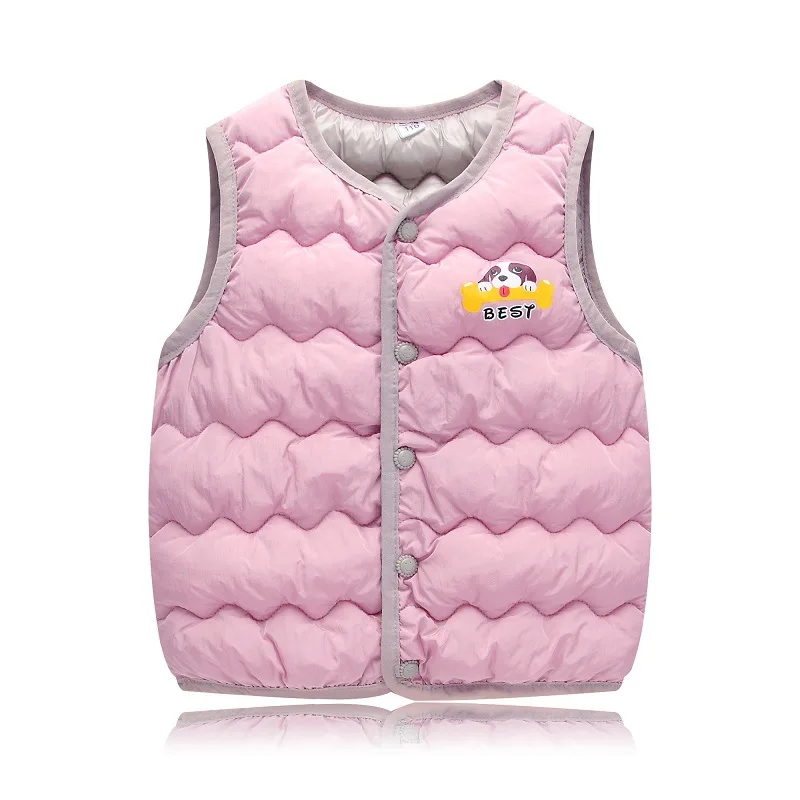 Cotton1-4 лет, Осенние жилеты для мальчиков и девочек детская верхняя одежда, жилет зимний пуховый жилет зимние пальто для маленьких девочек, жилет