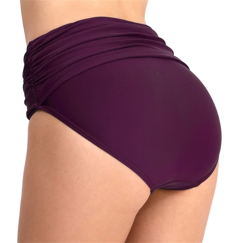 Women Solid Color Shorts Swimming Vacation Sexy Shorts Beach Pants Wild Beach Swim Trunks
