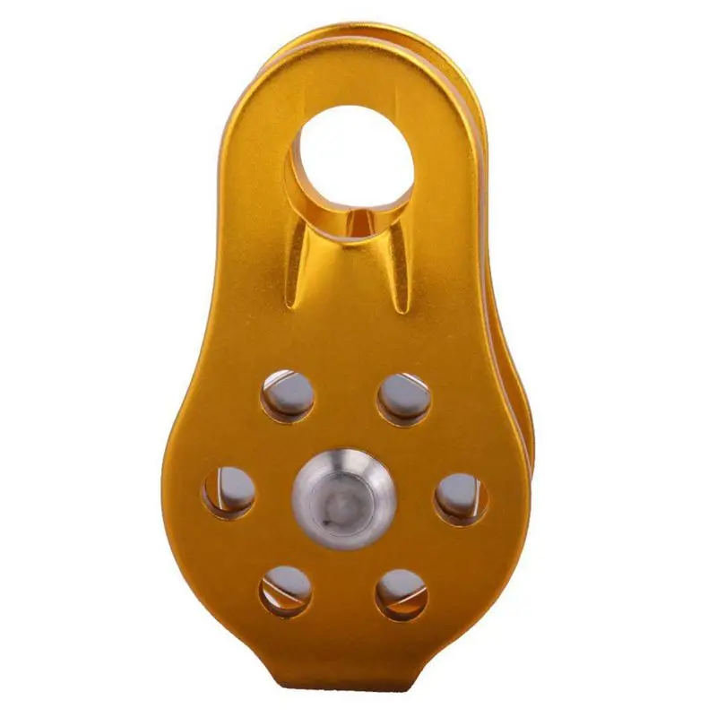 

20KN Mountaineering Tree Arborist Climbing Rope Type Fixed Pulley Gold