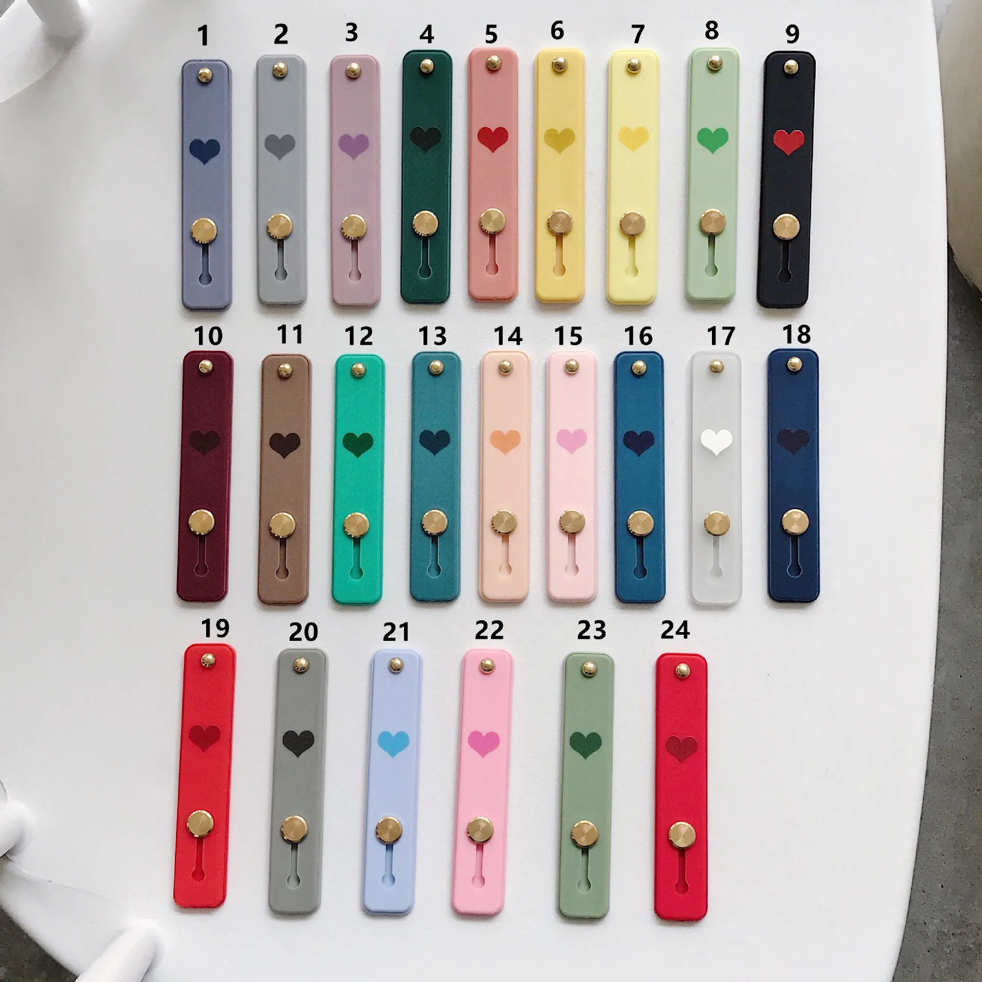 

Push and pull Stand Silicon Phone Hand Band Holder Candy Color Bracket