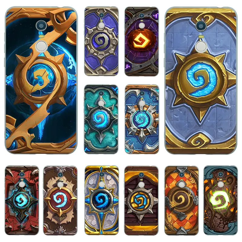 Силиконовый чехол s для Xiaomi Redmi Note 8 Pro 7 6 5 5A 4 4X Hearthstone cardback матовый 7A K20 TPU чехол| |