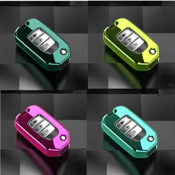 

TPU Car Key Cover Case For Honda Accord Accessories Flip Folding Key Crv 2019 Element Civic 2019 2016 Forza 300 125 Hrv Fit 2015