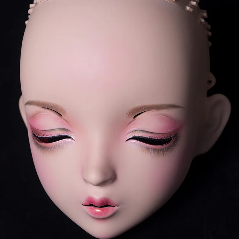 LiLi Mask-29) милая девушка Смола половина головы настроить Косплей Японская ролевая игра Аниме Силиконовые кигуруми маска Трансвестит кукла - Цвет: mask18