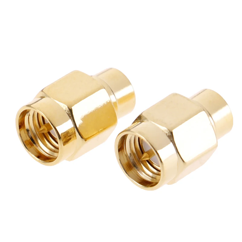 2шт 2W 6GHz 50 ohm SMA Штекер РЧ коаксиальный концевой фиксатор нагрузки позолоченный