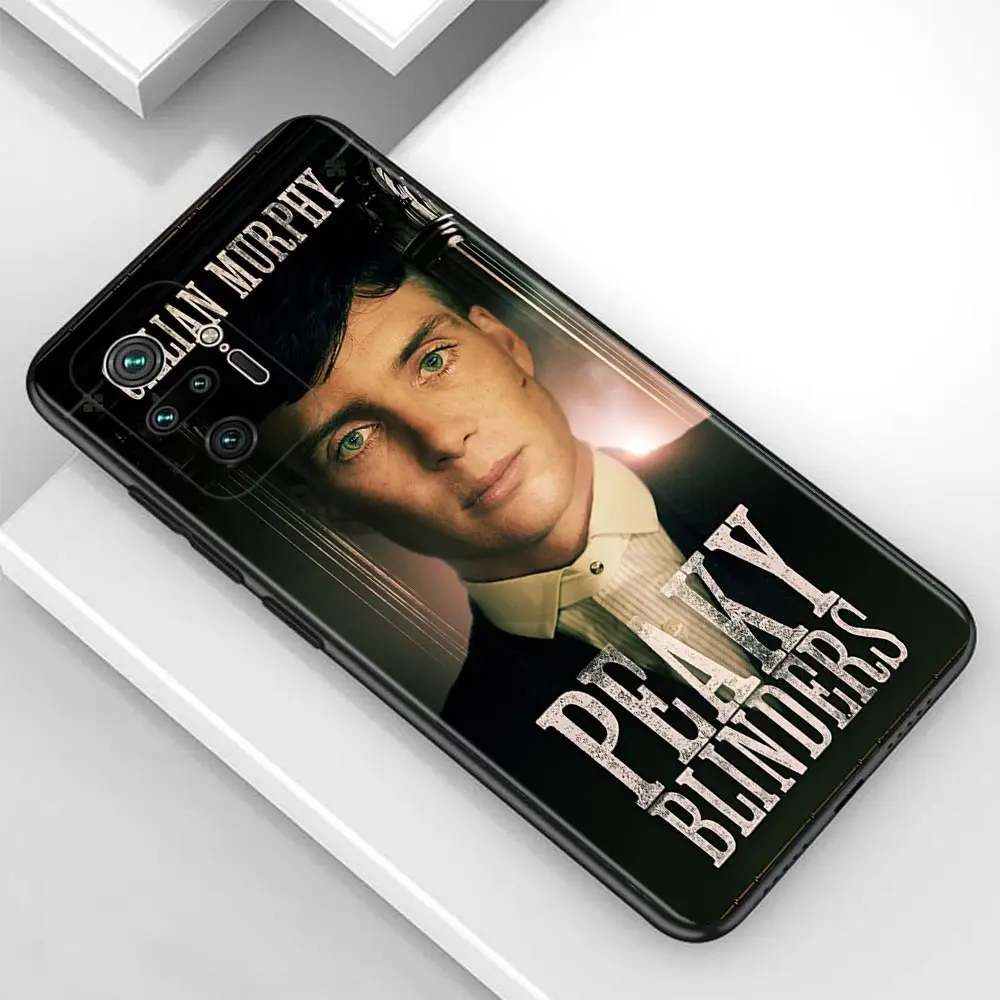 Phone case For Redmi Note 10 Pro Max 9 9s 9t 8t 7 Cover Soft Funda for Redmi K40 Plus 9A 9C 9T Coque Peaky Blinders