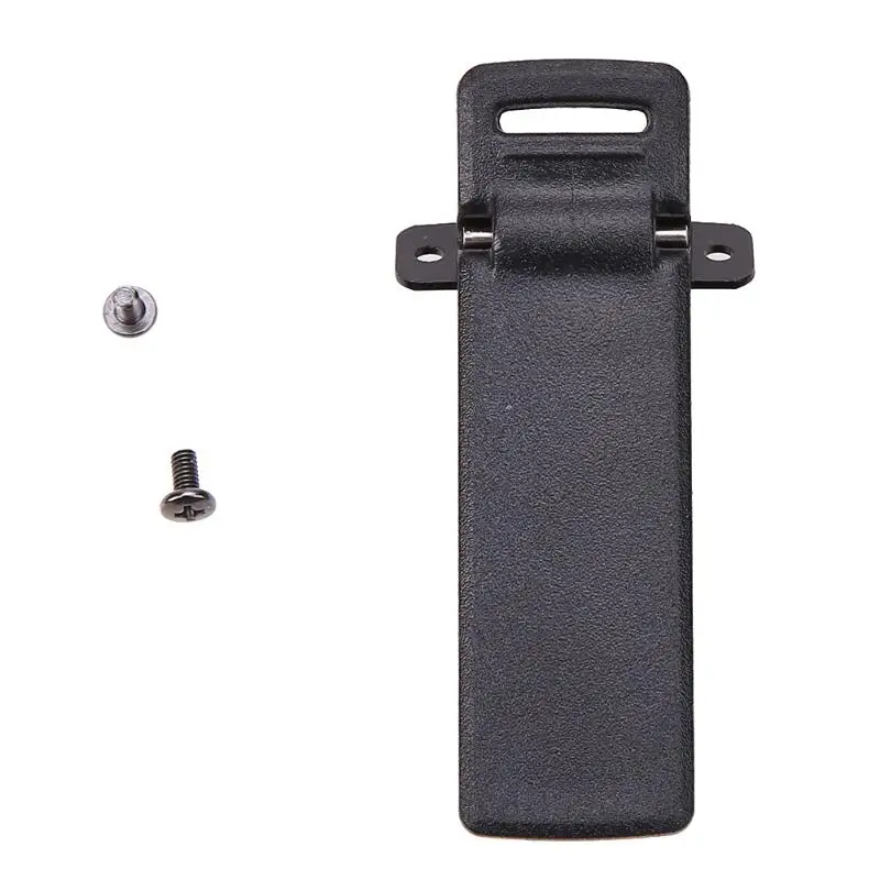 2Pcs Walkie Talkie Spare Part Back Belt Clip for Baofeng 2-way Radio UV5R Replace The Back Clip Radio Accessories