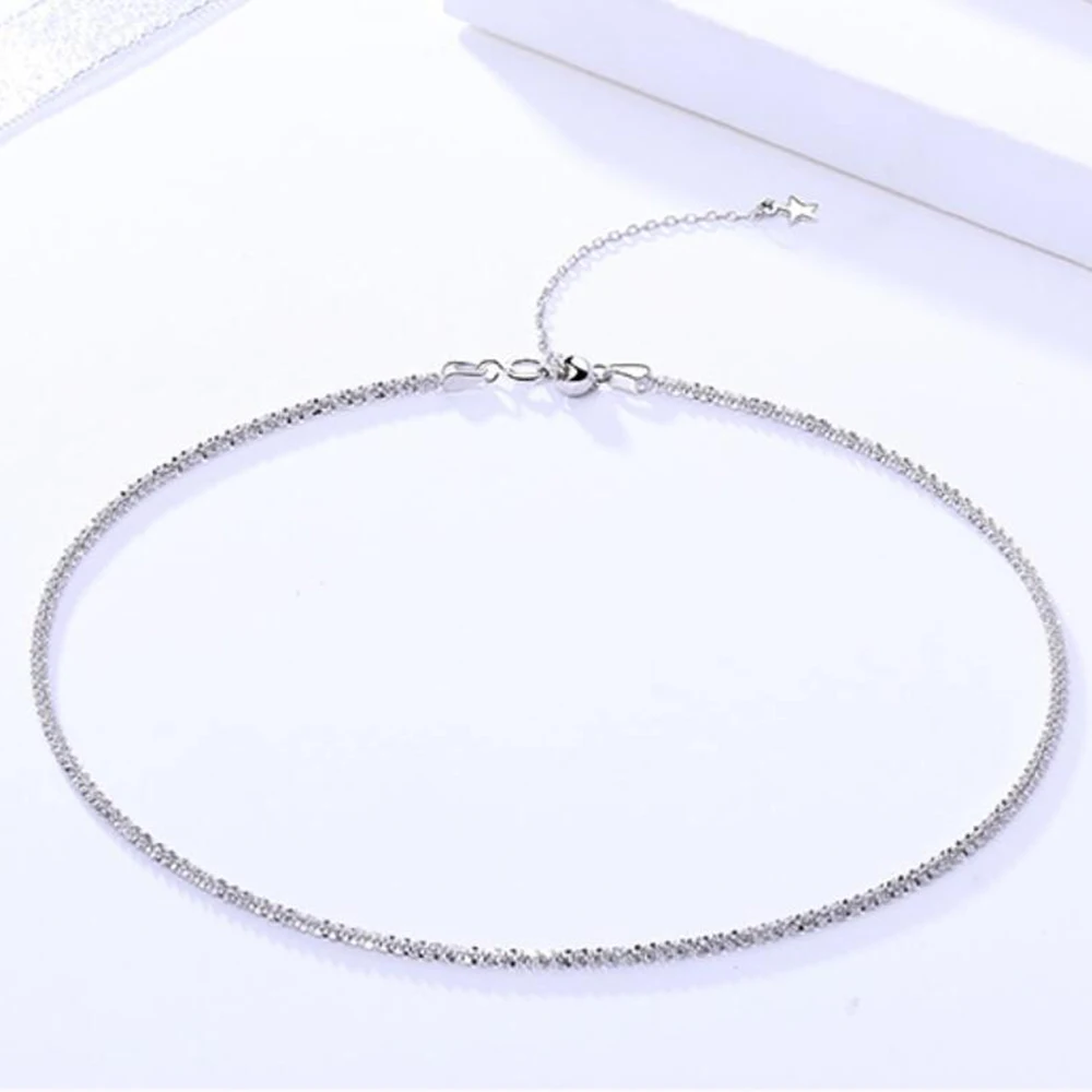 necklace silver chain (1)