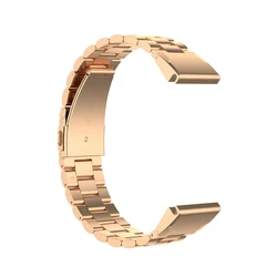 Premium Stainless Steel Band Wristband for Garmin Smartwatches - Easy Fit 20mm (Rose Gold)