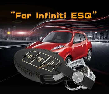

For nissan geiss esq 2014 Genuine Leather Car Key bag Free shipping