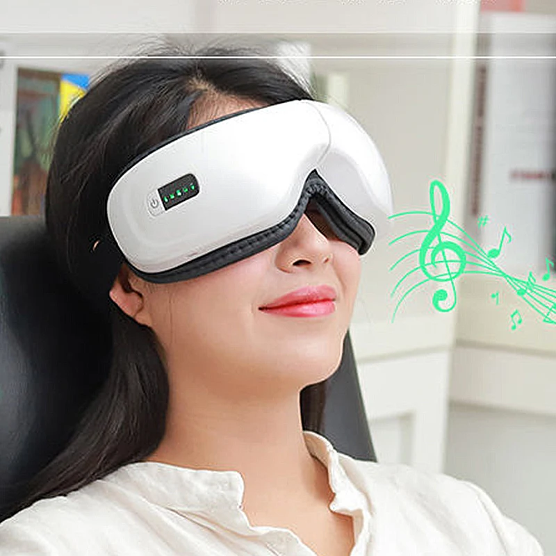 

Music Bluetooth Wireless Vibration Eye Massager Electric Eye Care Massager Hot Compress Therapy Relax Vibration Alleviate Myopia