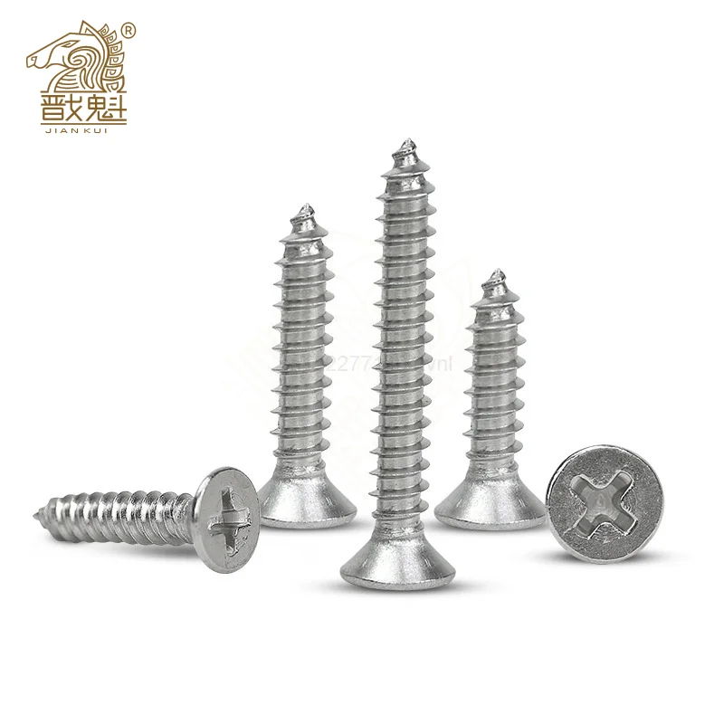Self Tapping Screw Stainless Steel Phillips Screw 20/55pcs Furniture