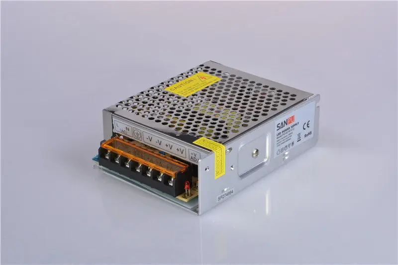 12V 100W SANPU SMPS 12VDC 100 Вт Светодиодный драйвер 8А Импульсный источник питания постоянного напряжения 220 В 110 В AC DC светильник ing трансформатор для Светодиодный s светильник - Цвет: 12V 100W