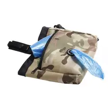 Best Price Popular Outdoor Training Dog Pouch Waist Back Food Bag Camouflage Snack Bag Pack Portable Cat Training Treat Bags Pet Oxford