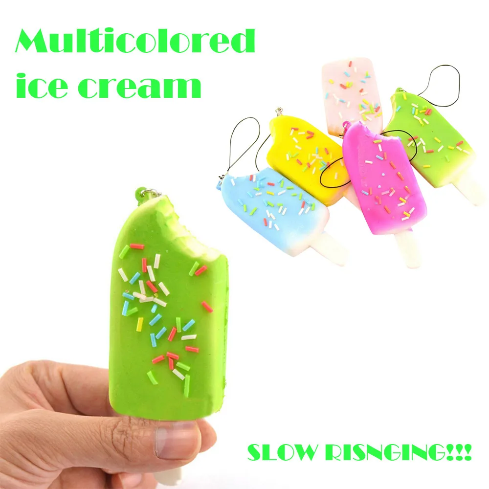 

1PC Random Ice Cream Soft Scented Toys Antistress funny Kids Toy Rising Squeeze Stress Reliever Collection Toys L0115
