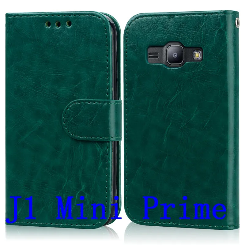 Dark Green Кожаный флип-чехол для samsung galaxy j1 mini j105 j105h чехол для samsung galaxy j1 mini prime j106 j106f кошелек флип-чехол для телефона - Цвет: Dark Green
