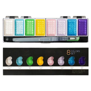 

Professional Quick Dry Watercolor Paint Set Solid Pigment Graffiti Tool School Students Beginners With Box Art Supplies Painting