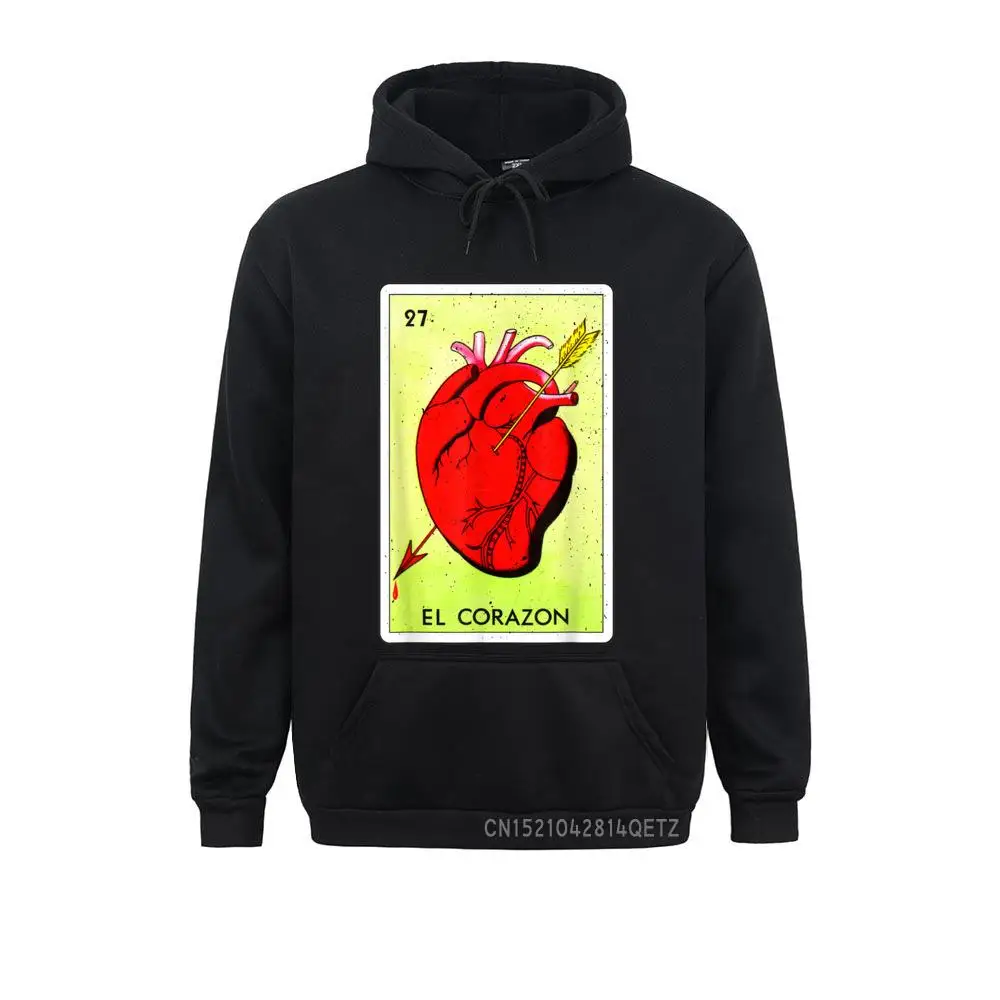 

El Corazon Lottery Gift Mexican Lottery El Corazon Chic New Design Long Sleeve Custom Sweatshirts Mens Hoodies Hoods