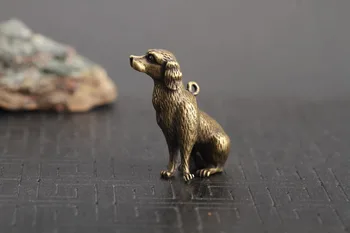 

12 Zodíaco perro colgantes cobre adornos colgantes colección de Artesanías