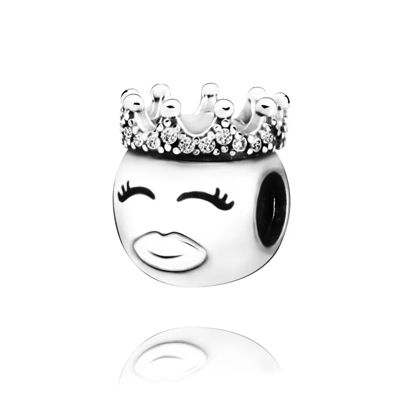 Fit-Original-Pandora-Bracelets-925-Sterling-Silver-Beads-Princess-Charms-Women-DIY-jewelry