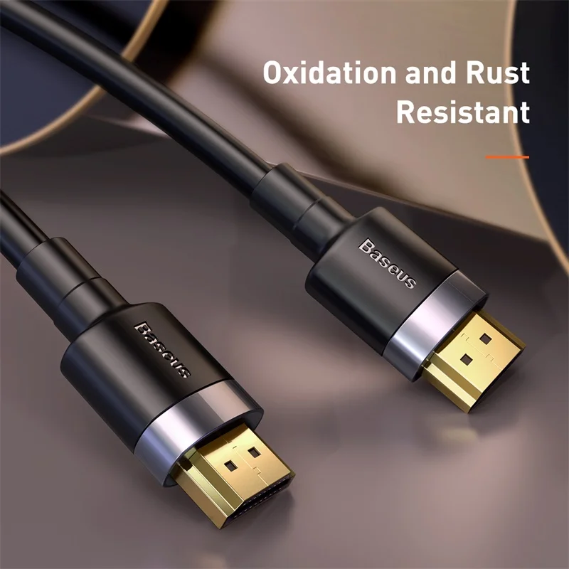 Baseus HDMI Cable 4K HDMI Male to HDMI 2.0 Cable Cord For PS4 Apple TV 4K Splitter Switch Box Extender 60Hz Video Cable HDMI 5M Baseus HDMI Cable 4K HDMI Male to HDMI 2.0 Cable Cord For PS4 Apple TV 4K Splitter Switch Box Extender 60Hz Video Cable HDMI 5M