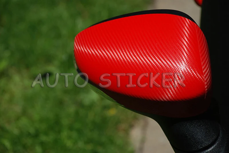 3d red carbon fiber vinyl car wraps 9