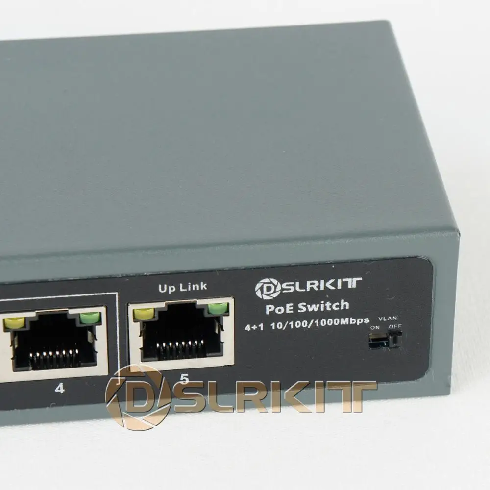DSLRKIT все гигабитные 5 портов 4 PoE+ коммутатор 802.3at power поверх Ethernet