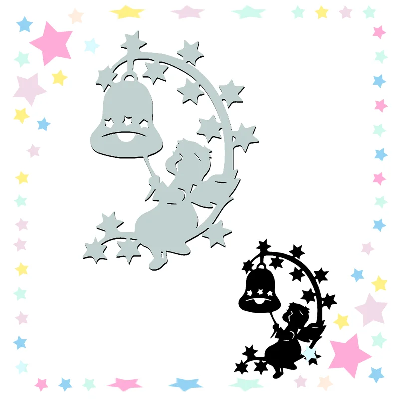 Eastshape Christmas Bell Metal Cutting Dies for Craft Scrapbooking Embossing Stencil DIY Die Cut Card Decoration 2019 New | Дом и сад