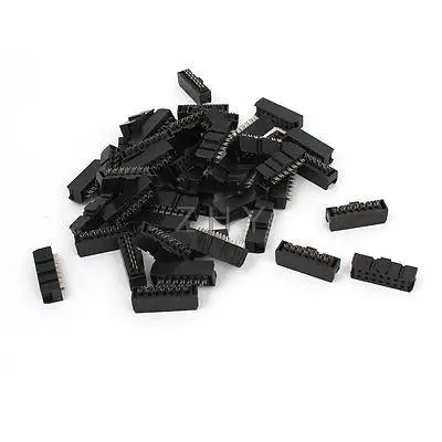 

2.54mm Pitch FC-14P Dual Row 14 Pins IDC FC Female Header Connector 50pcs