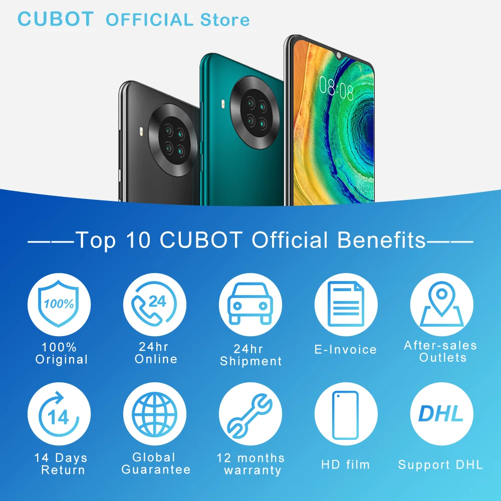 Cubot Note 20 Pro Quad Camera Smartphone NFC 6GB