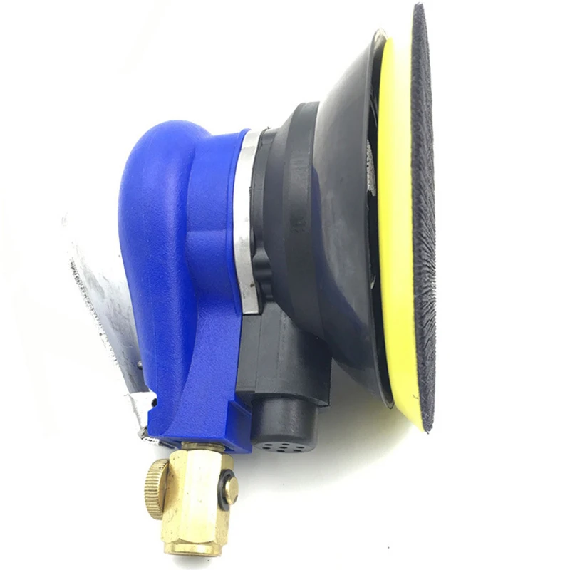 5 Inch Non-Vacuum Matte Surface Circular Pneumatic Sandpaper Random Orbital Air Sander Polished Grinding Machine Hand Tools With