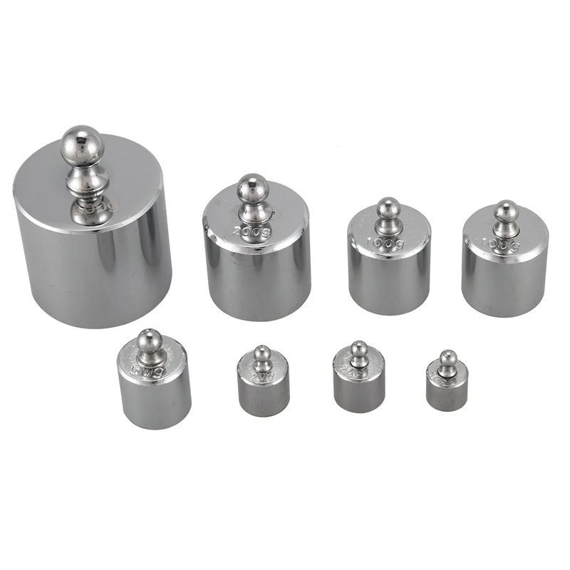 HOT-8Pcs 1000 г хром Вес Набор калиброванный электронный баланс коррекция пальм M2 стандартный вес