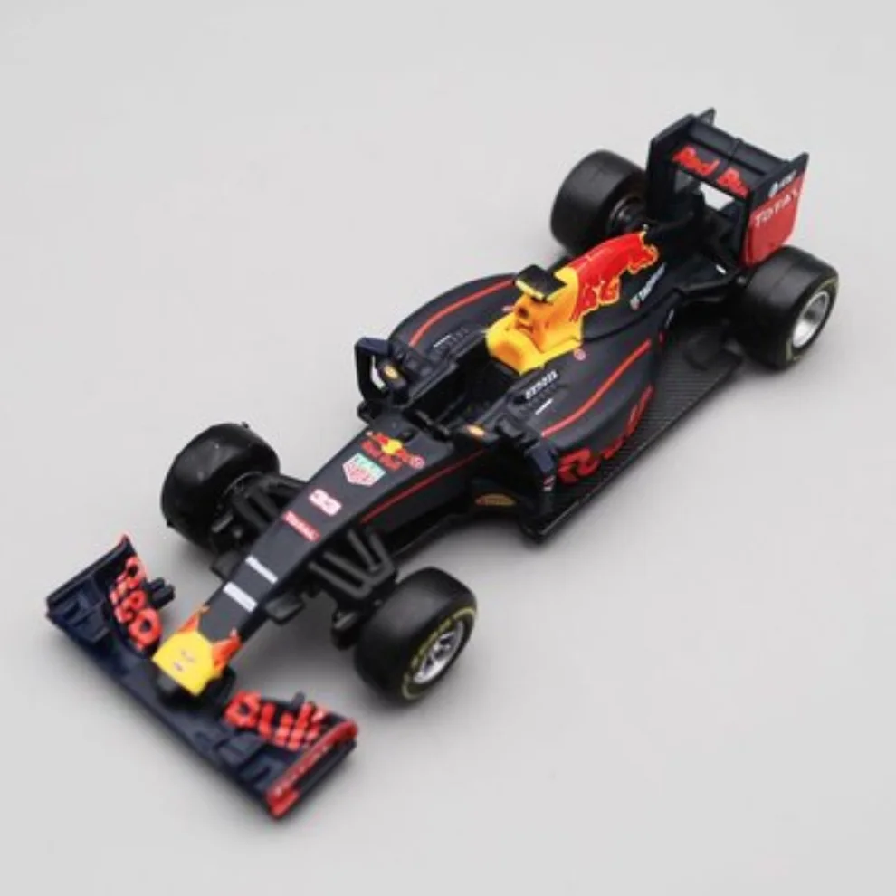 Bburago 1/43 1:43 Benz Red Bull F1 формула 1 гоночный автомобиль литья под давлением дисплей Модель игрушки для детей мальчиков и девочек - Color: 2016 Verstappen No33