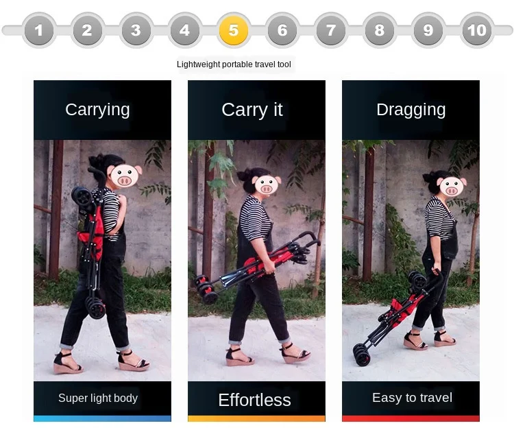 Travel Portable Double Stroller for Twins Folding Umbrella Baby Cart Double Strollers Twins Babies Umbrella Stroller Lightweight