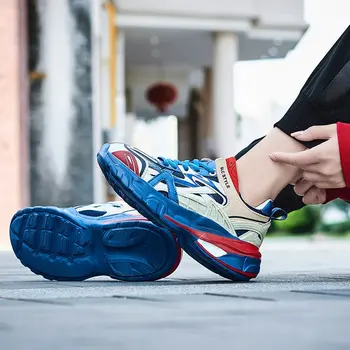 

nice Women Chunky Sneakers Spring High Heels Ladies Casual Shoes Women Wedges Platform Shoes Tenis Chaussure Femme