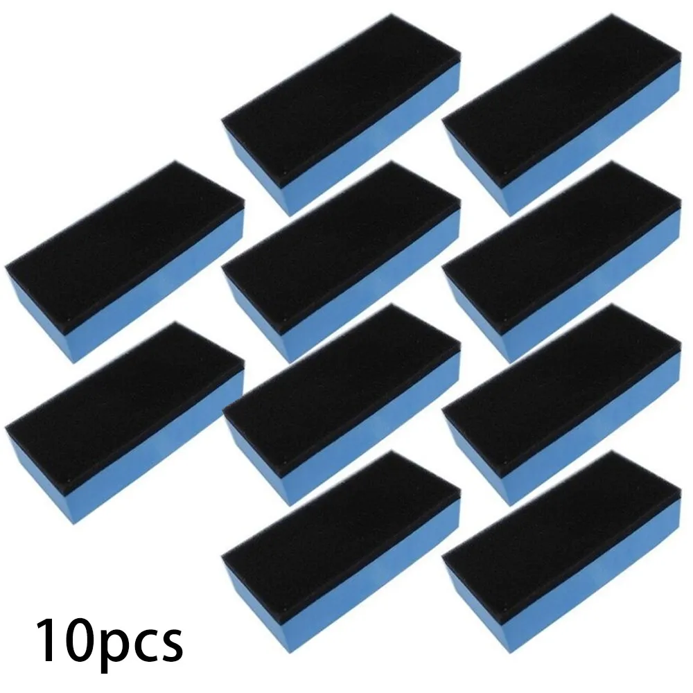 

10x Car Ceramic-Coating Sponge Glass Nano Wax Coat Applicator Polish Pads Easy To Scrub Car Paint Care Tools