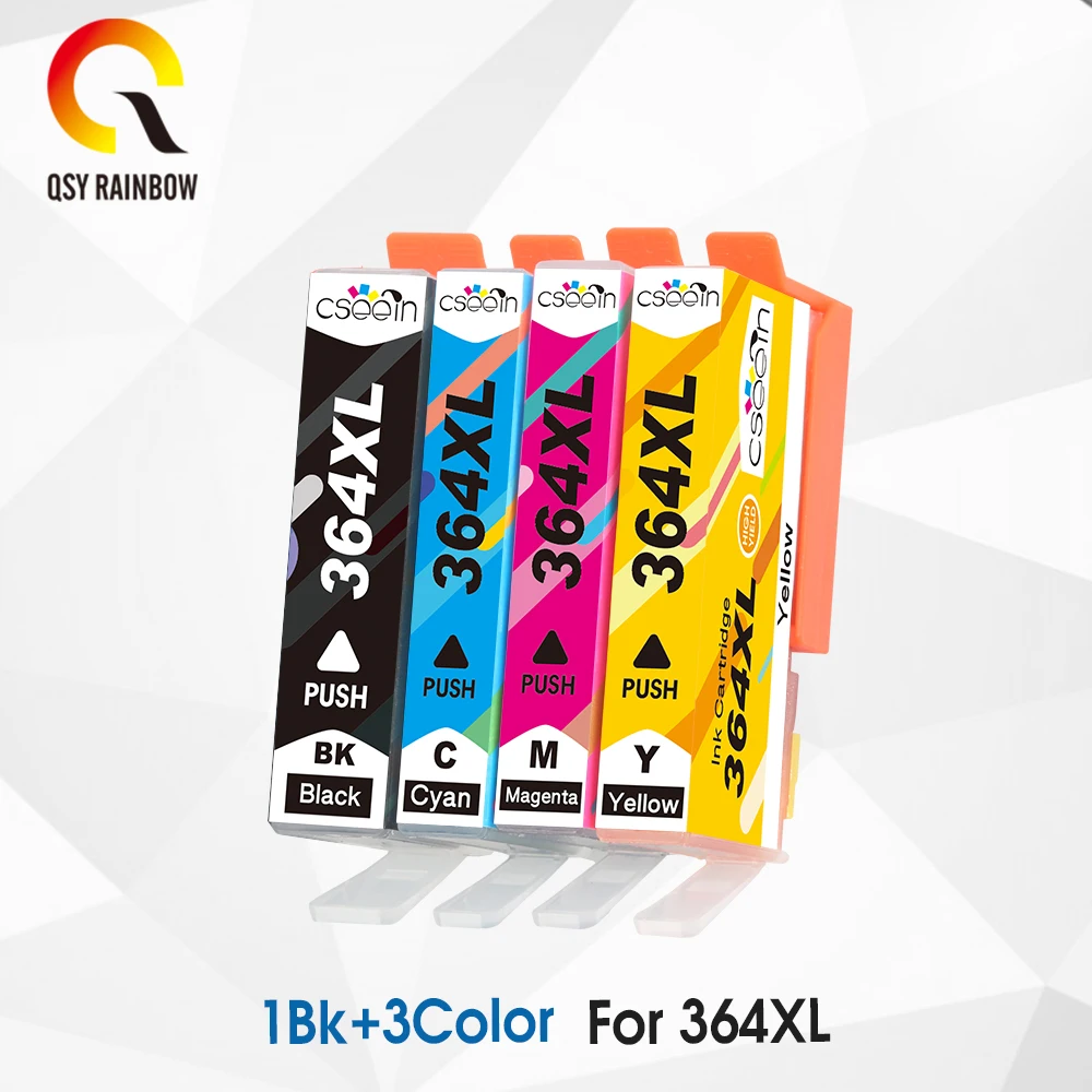 CMYK поставляет совместимый 364XL Замена для HP Photosmart 5510 5520 5515 5524 6510 6520 7510 e-All-in-One