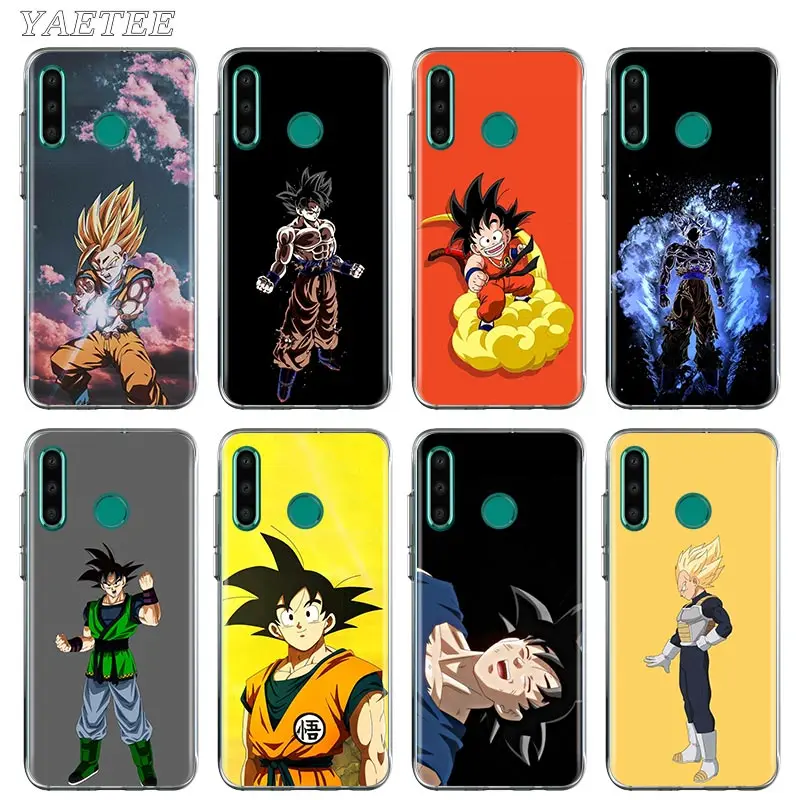 

Silicone Case For Huawei Y6 Y7 Y9 Prime 2019 Y8S Y9a Y6p Mate 10 Lite 20 Pro Phone Cases Funda Cover Dragon Ball Coque
