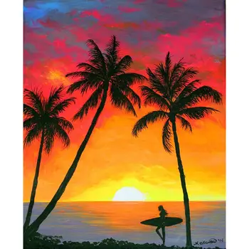 

Paint With Diamonds Scenery Tree Diamond Painting Full Round Square Landscape Picture Of Rhinestone Mosaic Flowers Decor Home