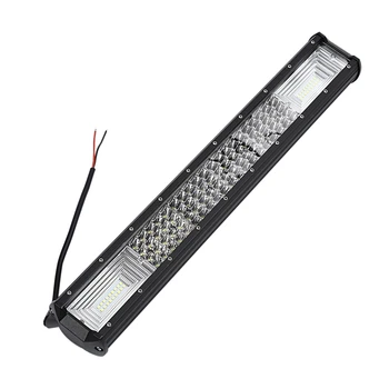 

20Inch White & Amber Flash 288W Triple Row LED Light Bar Combo for Off Road Trucks Boat SUV ATV 4WD CAR Strobe LED Bar