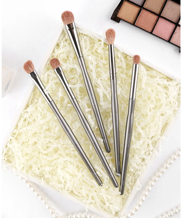 

10PCS/SET New Makeup Brushes Wool Eye Shadow Brush Nose Shadow Brush Smudge Brush Eyeliner Brush Eyebrow Brush ePacket shipping