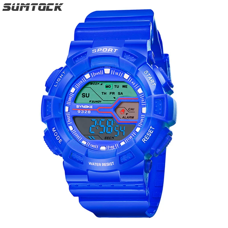 

SUMTOCK Watch For Kids Children Kids Watches Waterproof Light Alarm Clock Luminous Day Display Function Sports Student Watches
