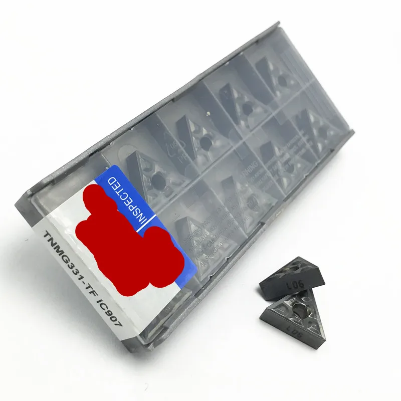20 шт. Isk 60 ° токарный инструмент TNMG160404 TF IC907/IC908 твердосплавный станок с ЧПУ R0.4