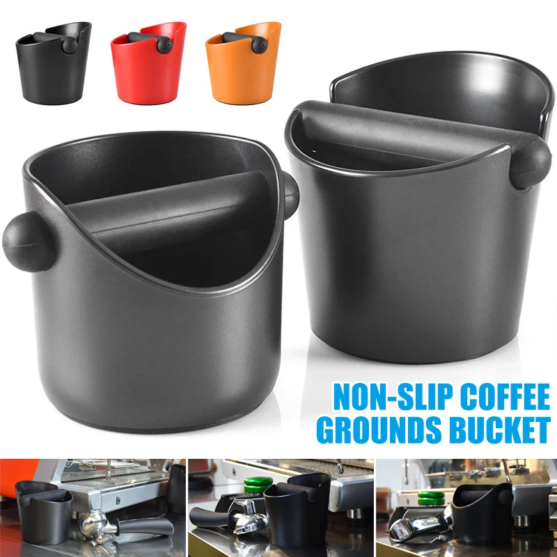

ABS Coffee Knock Box Shock-Absorbent Durable Cafe Accessories with Non-Slip Rubber Base for Barista Coffee Grinding K888